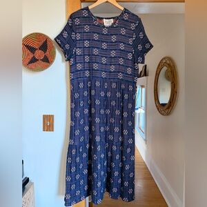 Ace & Jig Marie tiered short sleeve Midi Dress in Empress.